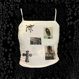 Ethereal Relics Cami Top - Y2K Fashion Cute Top for Coquette & Grunge Aesthetic