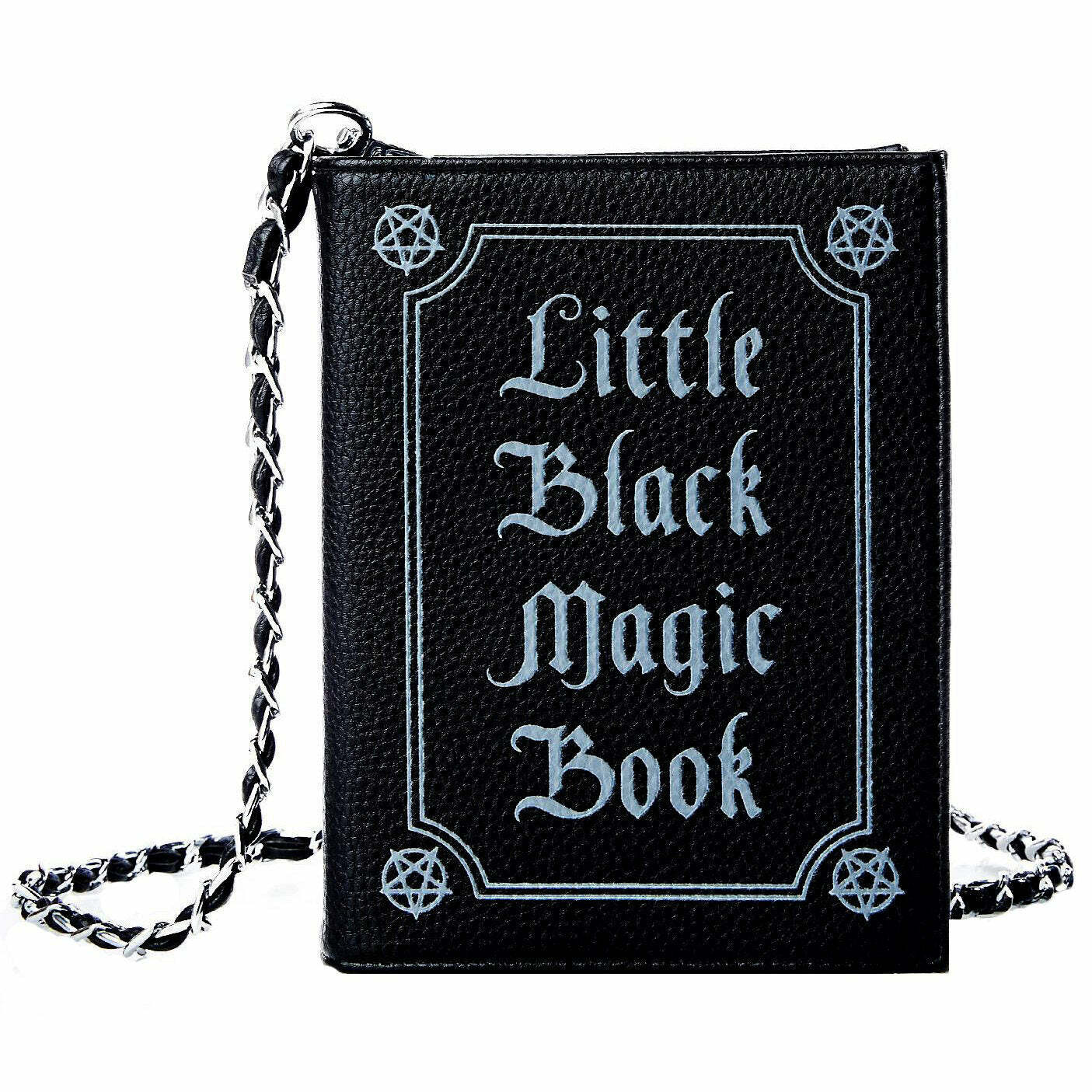 Little Black Magic Book Bag - Y2K Aesthetic, Coquette & Grunge Styles