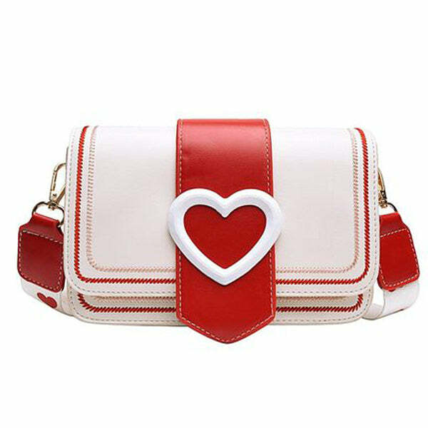 Love Letter Mini Handbag: Y2K Aesthetic Accessory for Cute Outfits