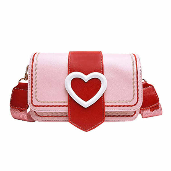 Love Letter Mini Handbag: Y2K Aesthetic Accessory for Cute Outfits