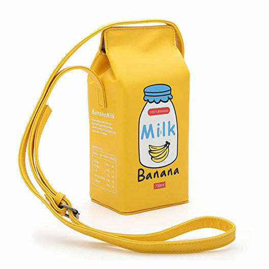 Pure Milk Mini Handbag - Y2K Aesthetic Accessory for Cute Outfits