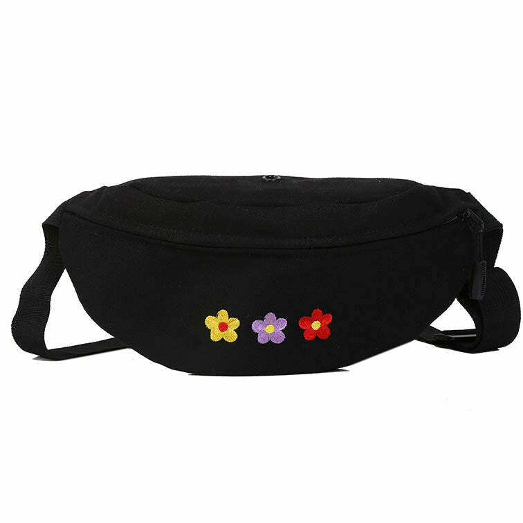 Secret Garden Y2K Fanny Pack - Cute Pastel Goth & Grunge Aesthetic