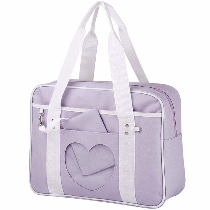 Teenage Love Y2K Handbag: Cute Pastel Goth & Grunge Aesthetic Style