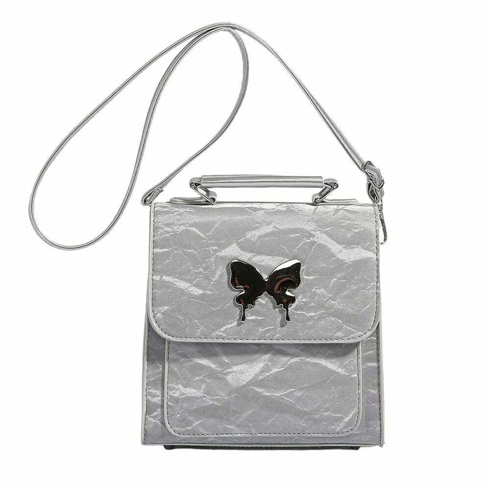 Y2K Butterfly Aesthetic Mini Backpack for Cute Pastel Goth Outfits