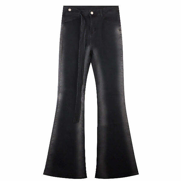 Y2K Fashion Gradient Skinny Flare Jeans for Coquette & Grunge Aesthetic