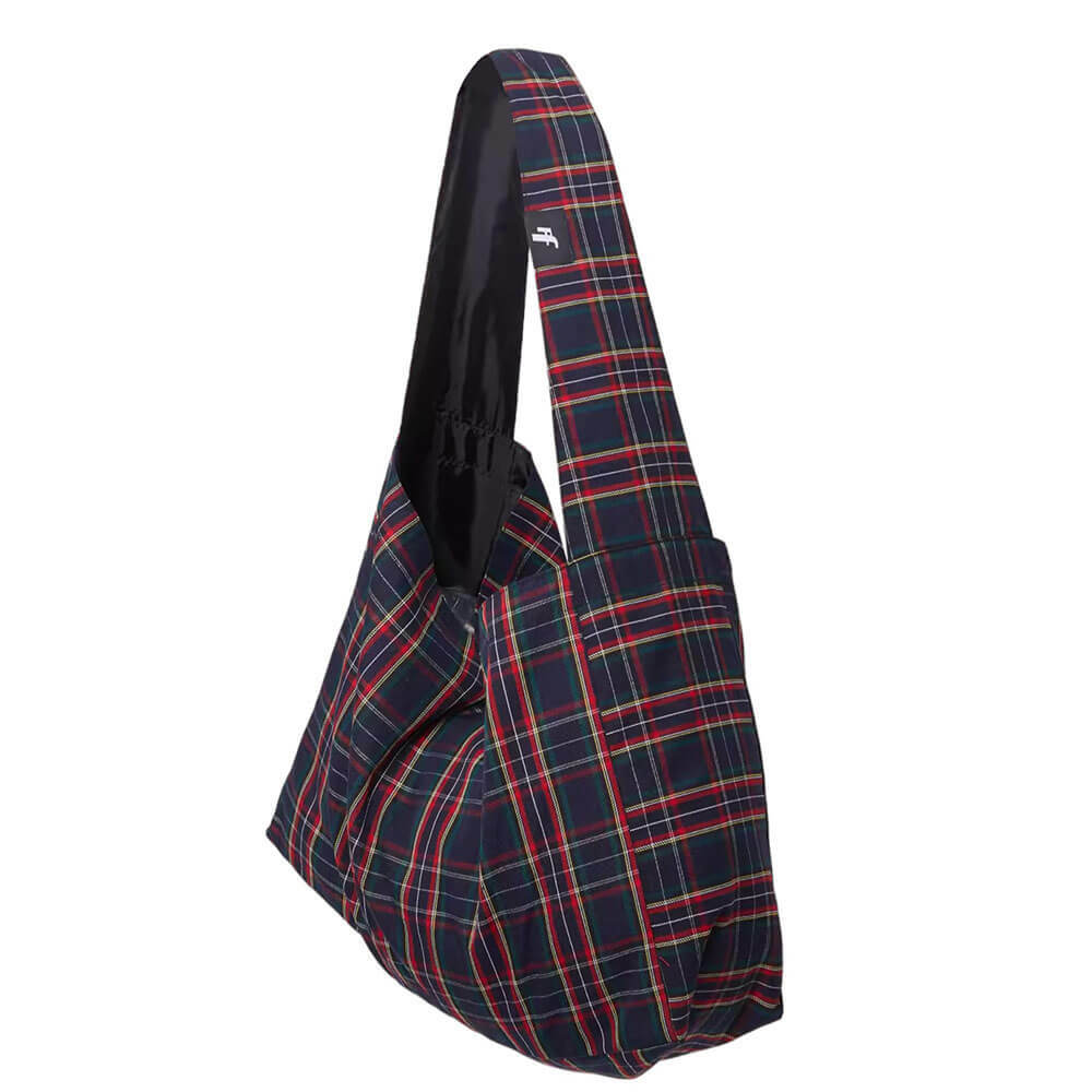 Y2K Fashion Plaid Tote Bag - Cute Aesthetic Accessory for Trendy Looks