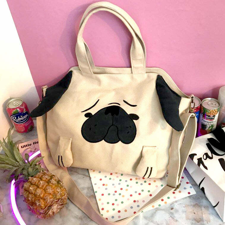 Y2K Fashion Puggo Handbag: Cute Aesthetic Bag for Grunge & Coquette Styles