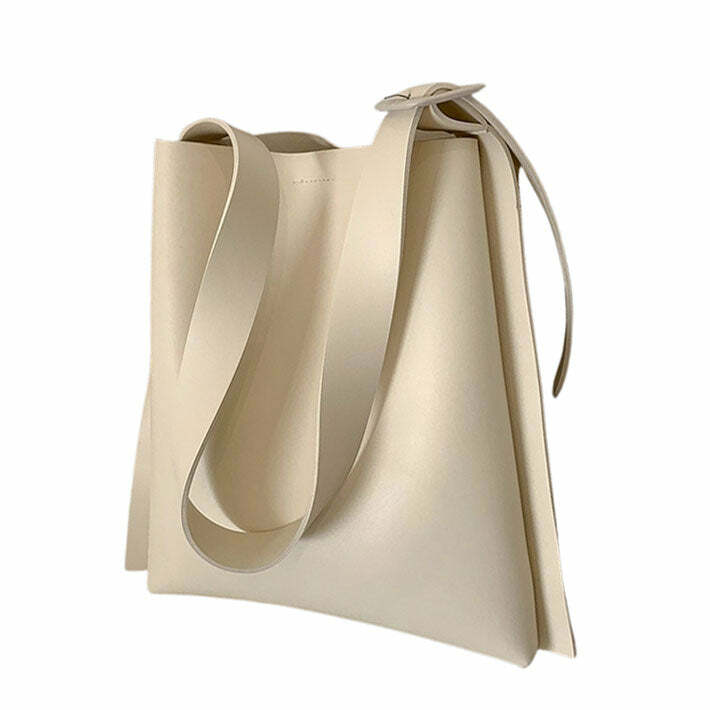 Y2K Minimalist Aesthetic Tote Handbag for Coquette & Grunge Styles