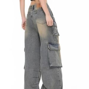 Y2K Urban Explorer Cargo Skirt: Grunge & Coquette Aesthetic Outfit