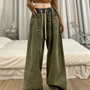 Y2K Vintage Ultra-Wide Cargo Skirt: Trendy Grunge & Coquette Aesthetic